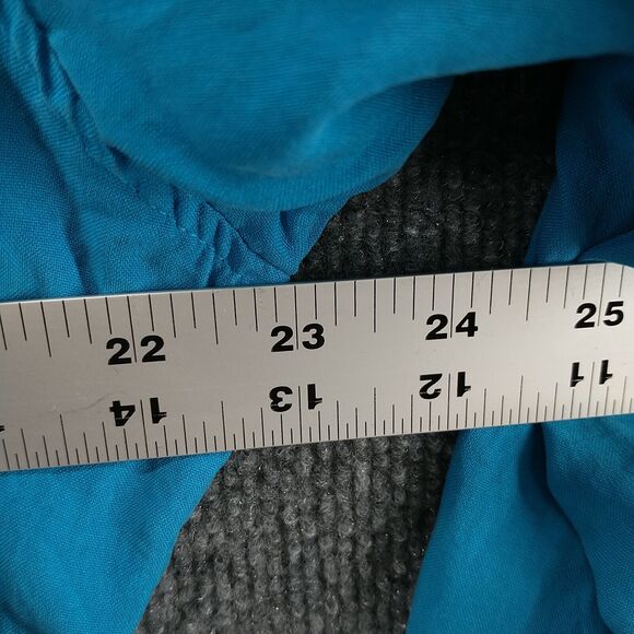 Maggie McNaughton Women's Tie Waist Utility Jacket Blue Plus 16W Silk - Picture 13 of 13